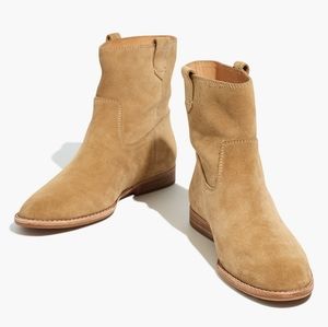 NWB Madewell Suede Leah Boot, 8